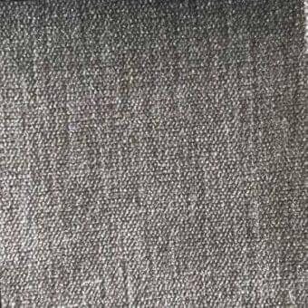 Gray rug fabric sample with dense granular texture, uniform weave, and matte finish; identified as “rugiano > indoor > fabrics > fabric (a) > 90.”